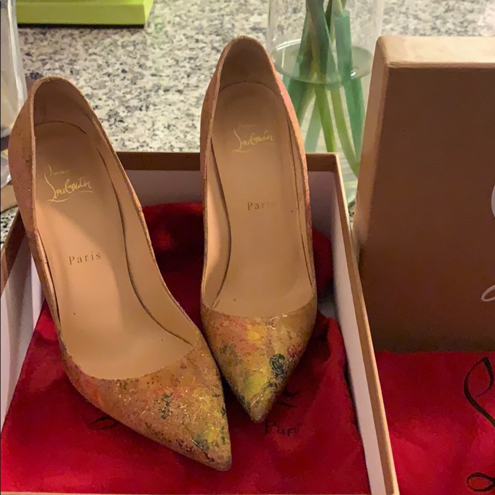 Christian Loubouton So Kate Cork Blooming